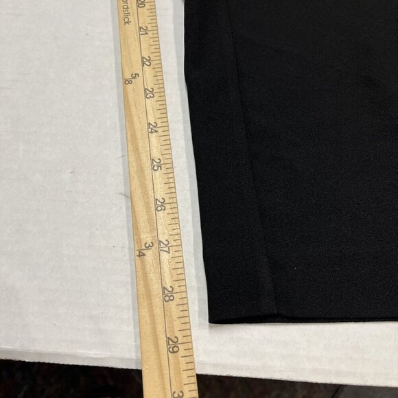 CeCe Pants Womens 16W Black Wide Legs Crepe Flowy Trouser Belted‎ Cocktail Party - Picture 6 of 11